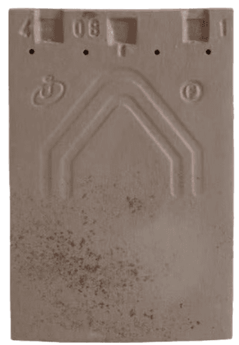 20x30 Vieille Individual Clay Roof Tiles - Close up