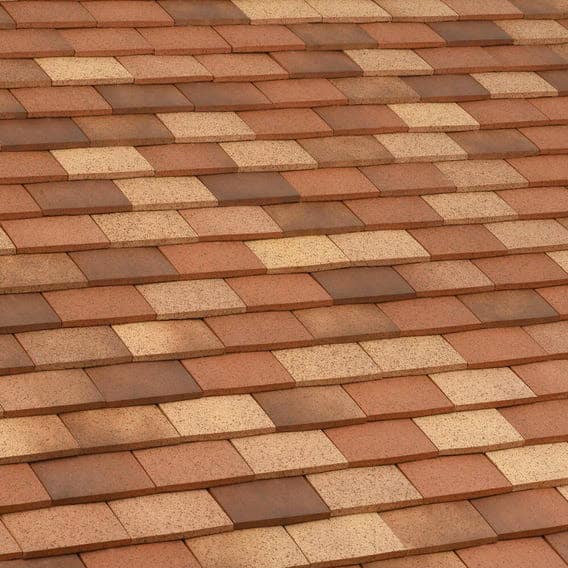 Paysage blend of 20x30 Edilians French Clay Roof Tiles