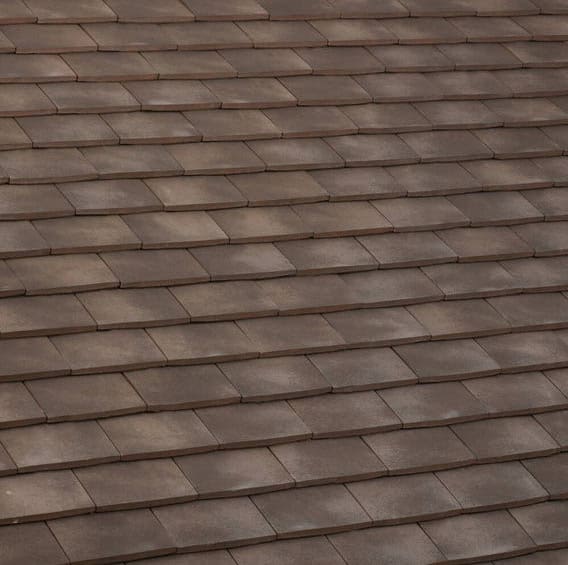 Vieilli blend of 20x30 Edilians French Clay Roof Tiles