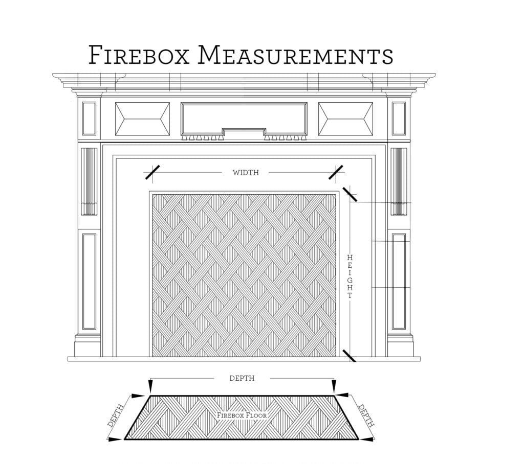 How to Measure a Fireplace So You Can Use Clay Roof Tiles in Interesting Patterns