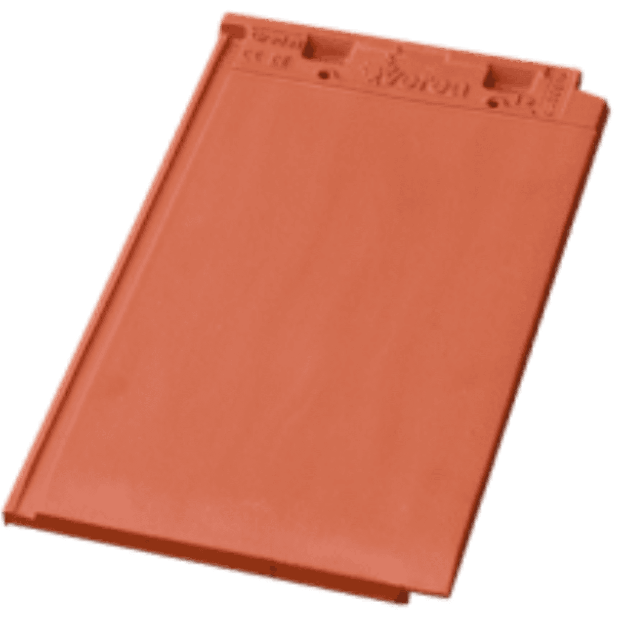 Verea Flat Interlocking Roof Tile in Red