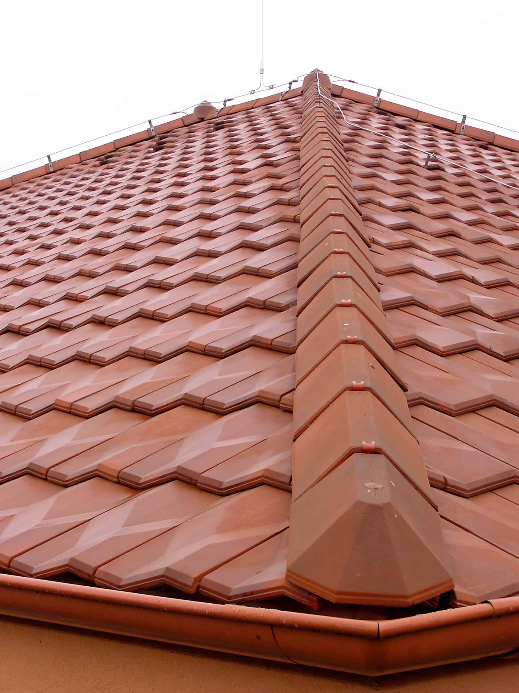 Diamant Flamme Rustique Roof Detail – Lehnice Project
