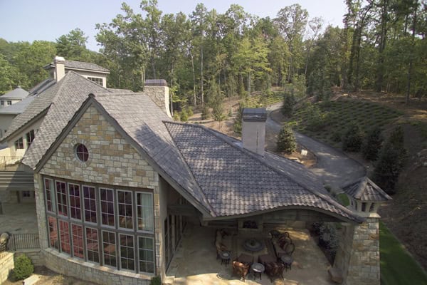 Pottelberg 451 Clay Pantile – Weathered Finish on Stone Manor