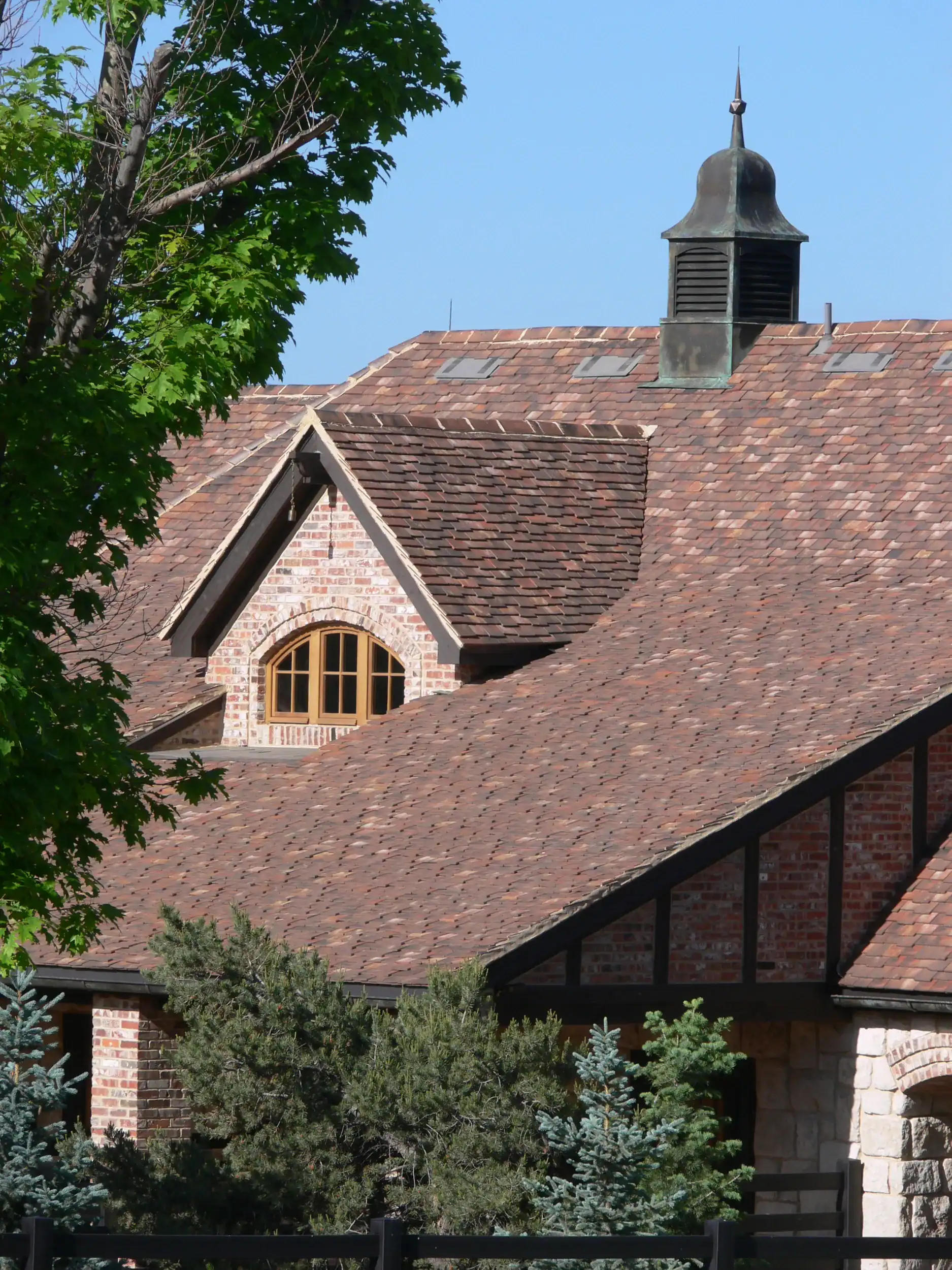 Historic-Style Residence with Handmade Clay Roof Tiles
