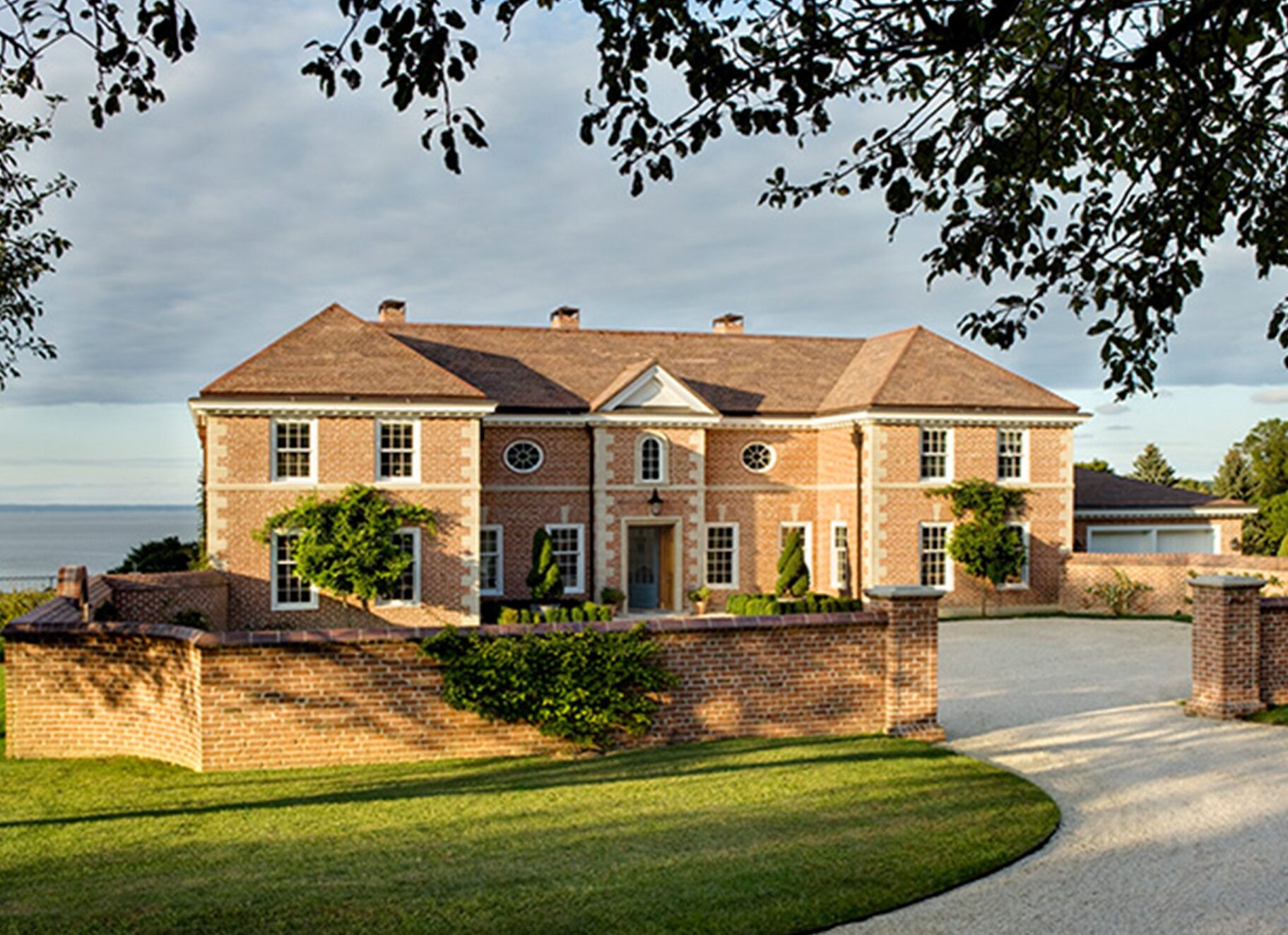 English Clay Roof Tiles on Tudor Home – Bayport, NY