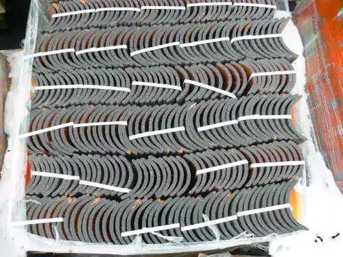 Pallet of reclaimed clay roof tiles packaged for nationwide shipping