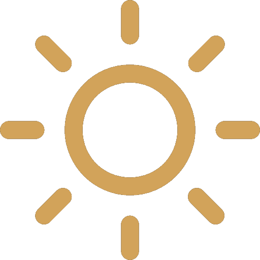 Clay roof tiles designed for warm and sunny climates