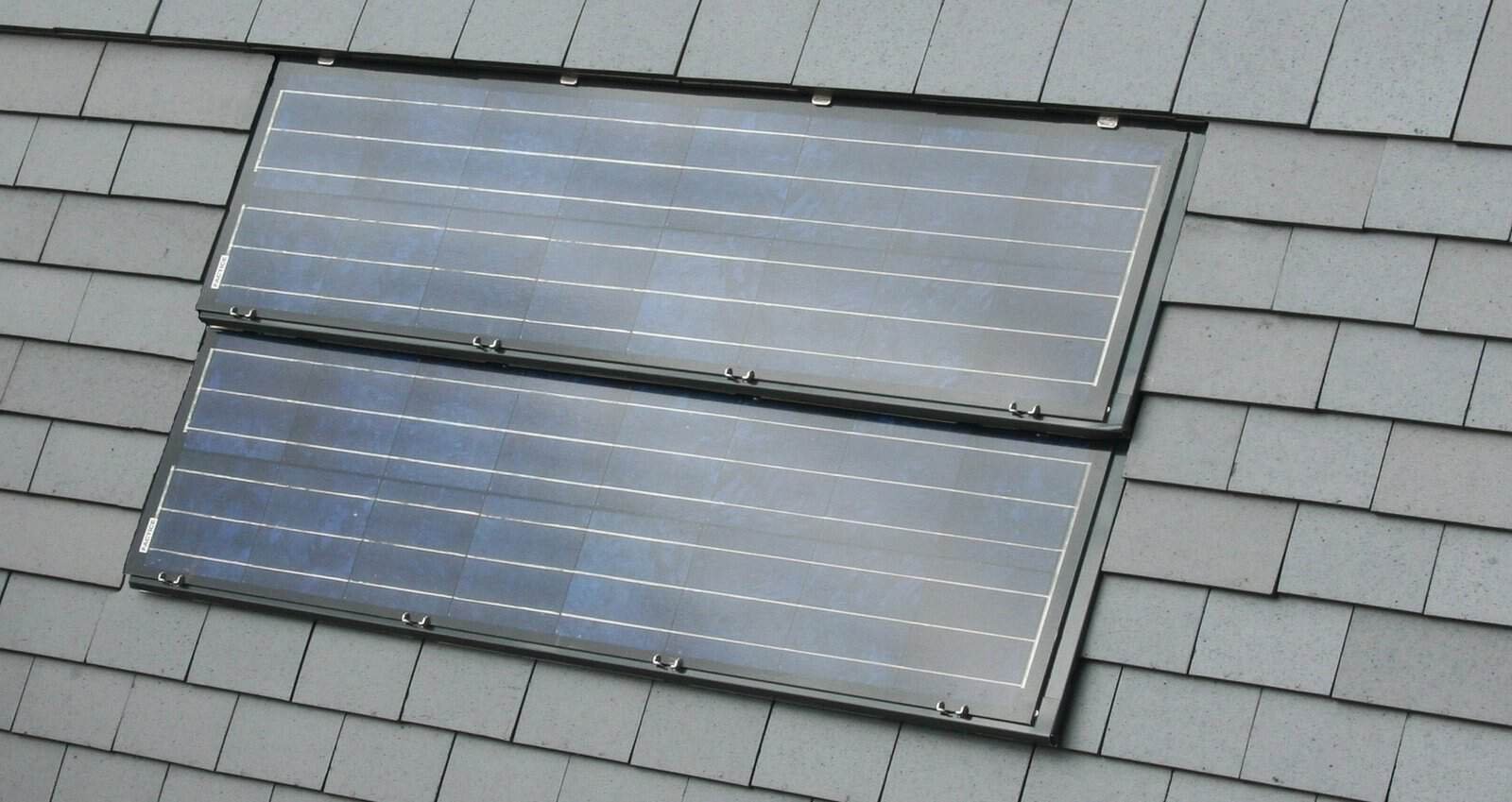 Staffordshire Blue Clay Roof Tiles with Solar Panel Installation